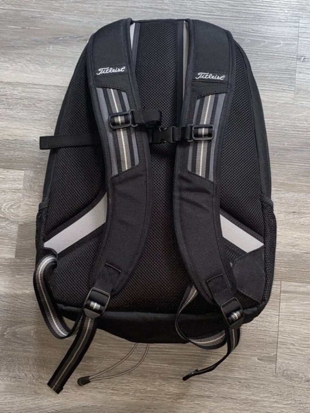 Titleist Players Nylon Backpack Bag Commuter Laptop Travel Golf Black - Picture 4 of 13